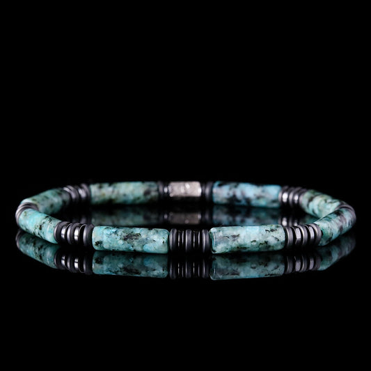 SovereignGents, African Turquoise Bracelet (4mm), African Turquoise