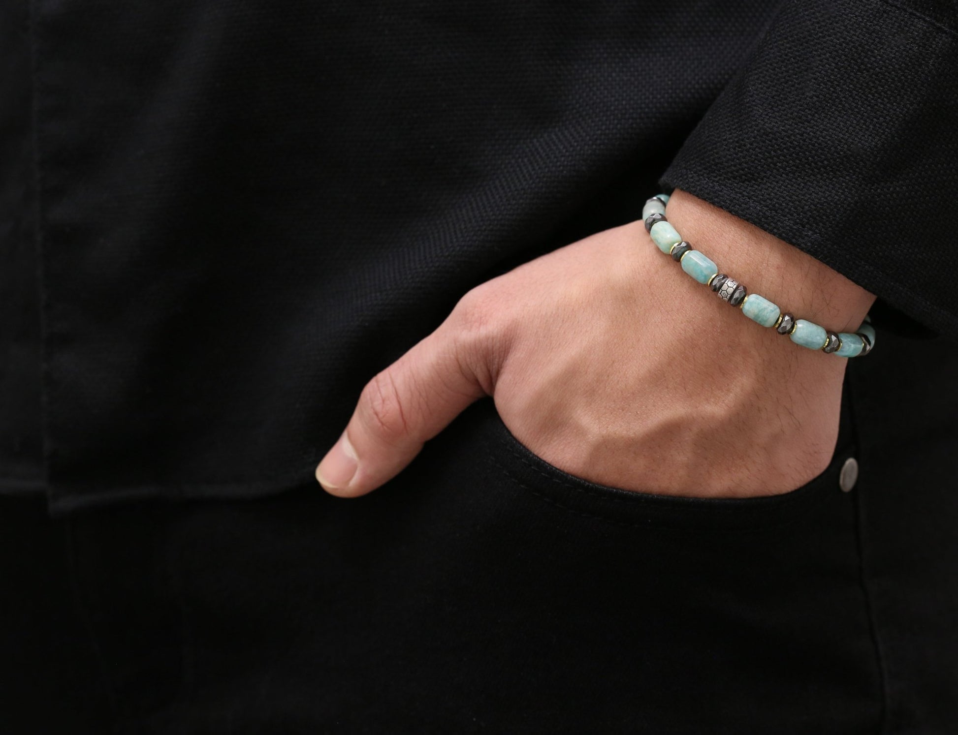 SovereignGents, Amazonite Bracelet Ⅰ (6mm), Amazonite