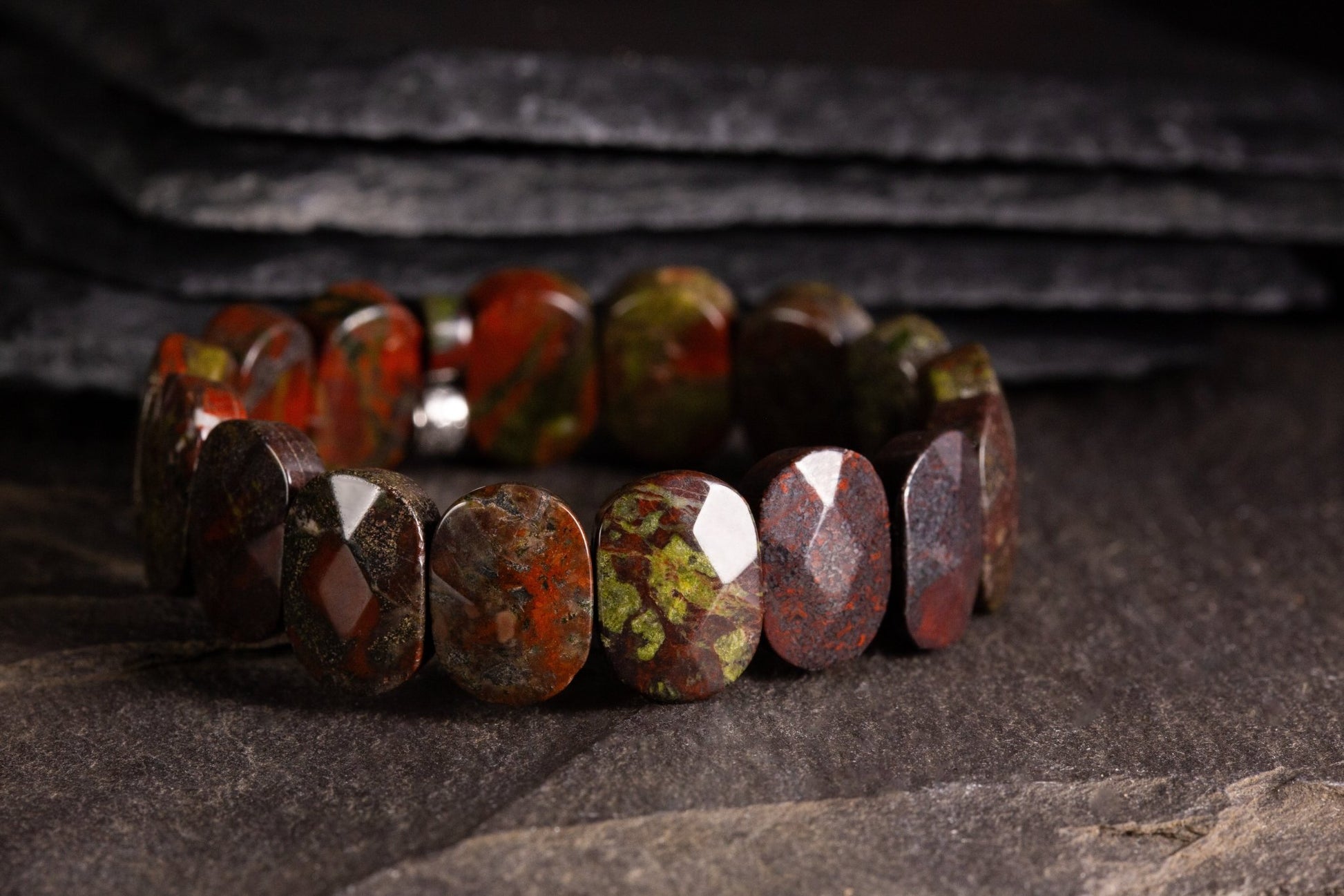 SovereignGents, Dragonblood Stone Bracelet Ⅴ (14mm), Dragonblood Stone