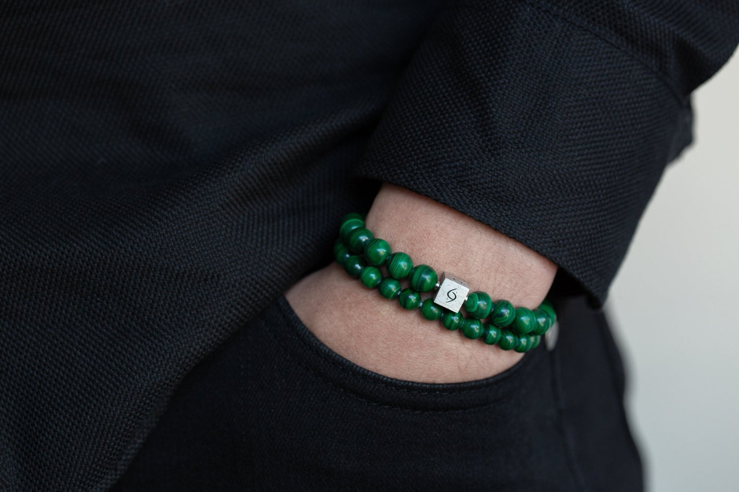 SovereignGents, Malachite Bracelet I (8mm), Malachite