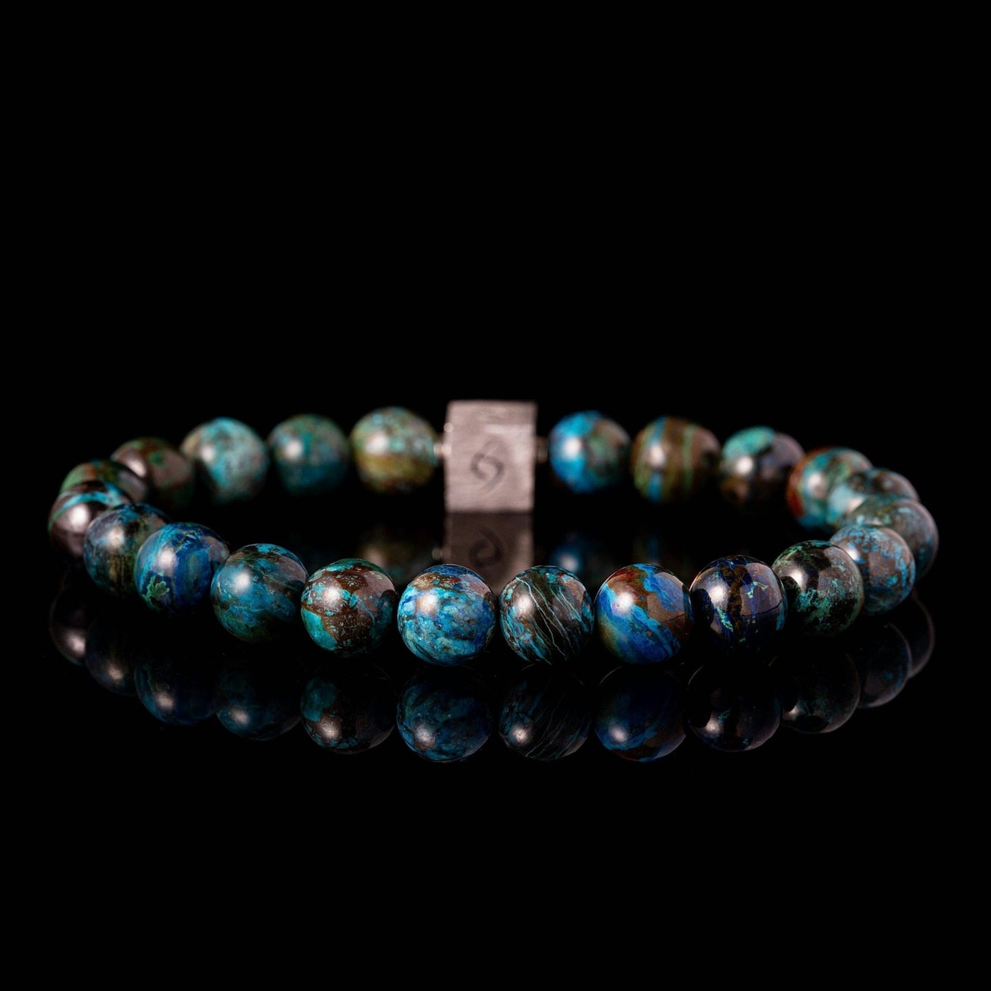 SovereignGents, Peruvian Phoenix Turquoise Bracelet I (8mm), Peruvian Phoenix Turquoise