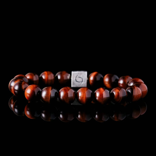 Red Tiger Eye Bracelet (10mm) - SovereignGents