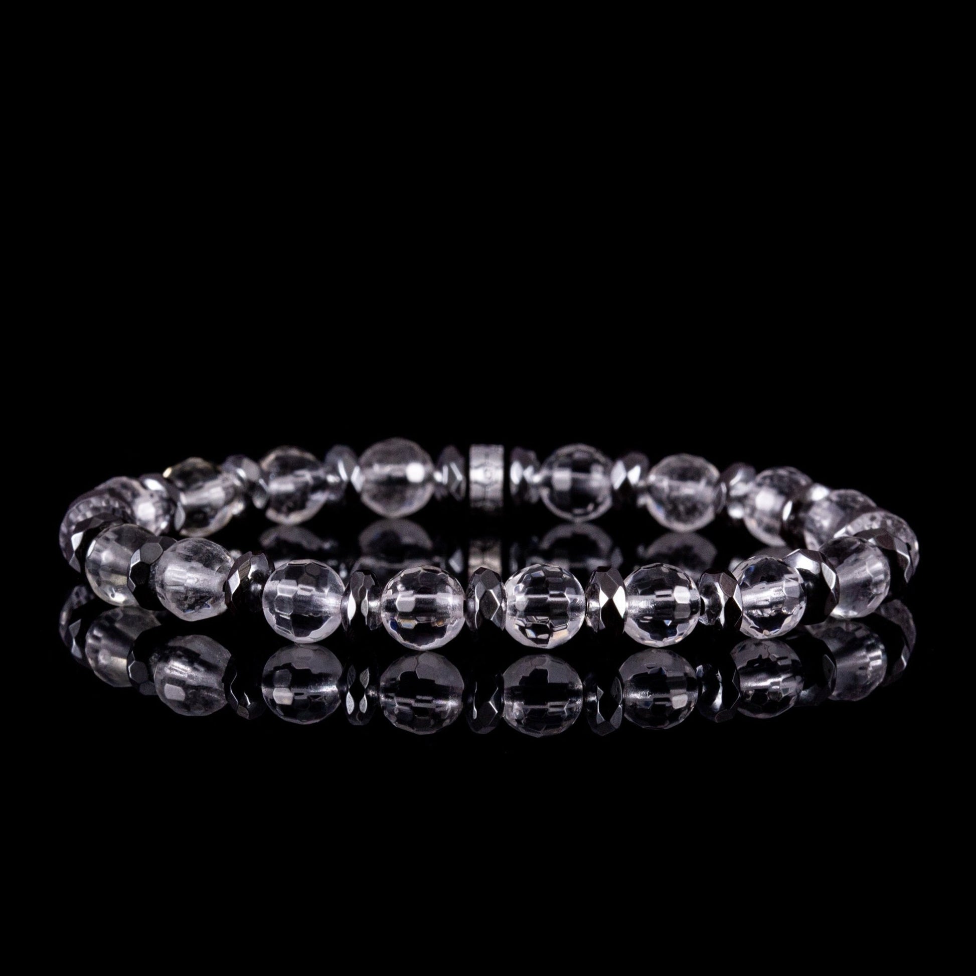 SovereignGents, Rock Crystal Bracelet (6mm), Rock Crystal