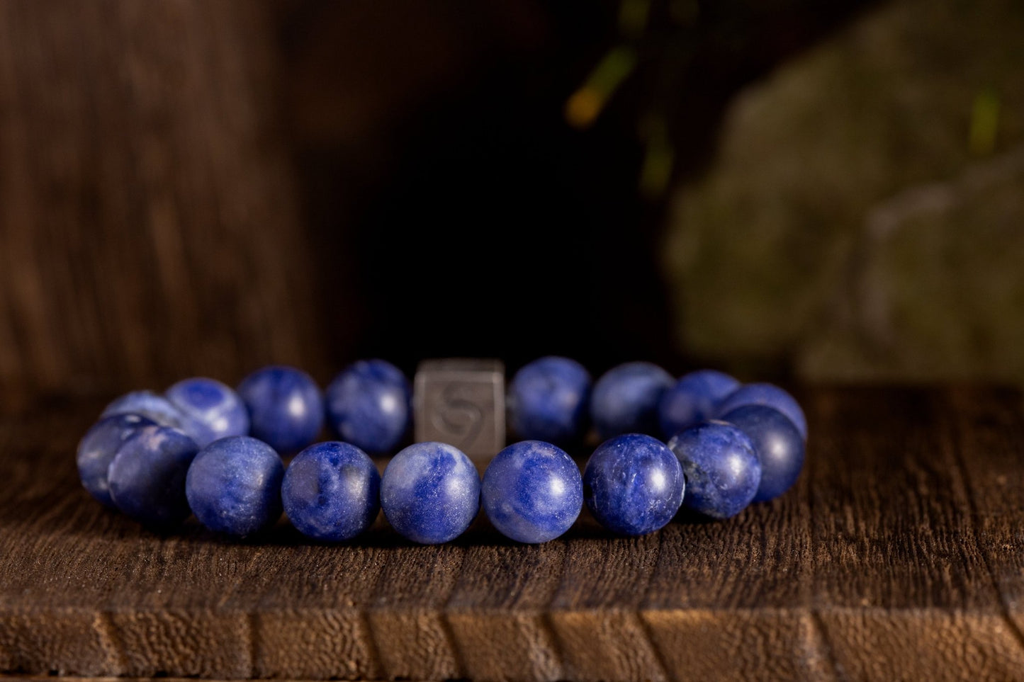 SovereignGents, Matte Sodalite Bracelet (10mm), Matte Sodalite