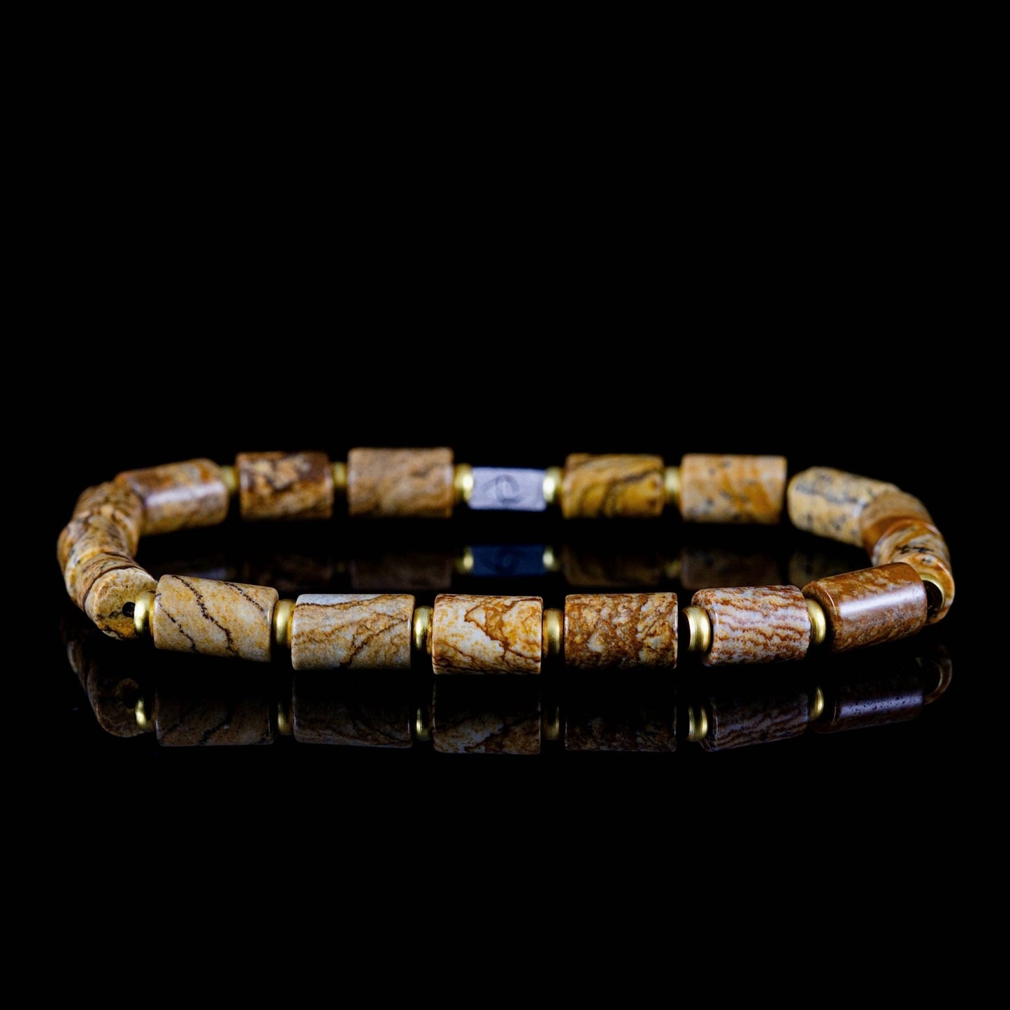 SovereignGents, Terrane Jasper Bracelet II (5mm), Terrane Jasper