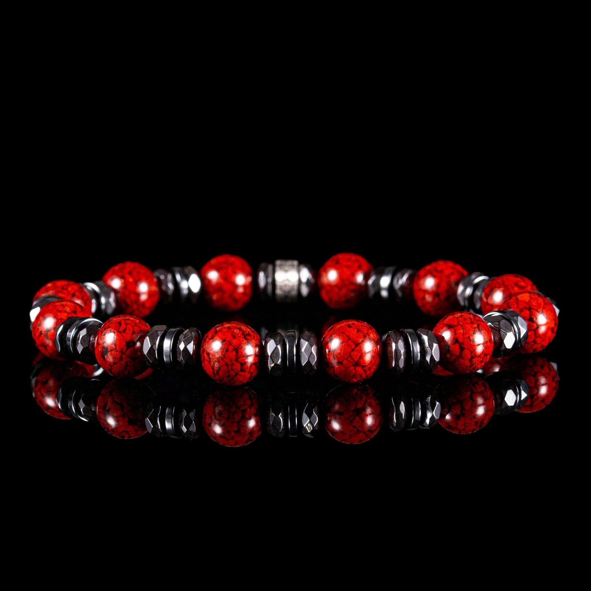 SovereignGents, The Blood Cinnabar Bracelet II, Blood Cinnabar Crystal