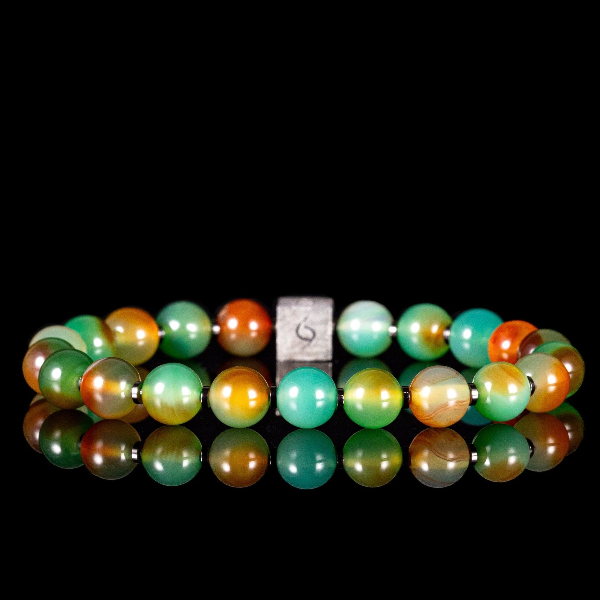 SovereignGents, The Peacock Jasper Bracelet, Peacock Jasper