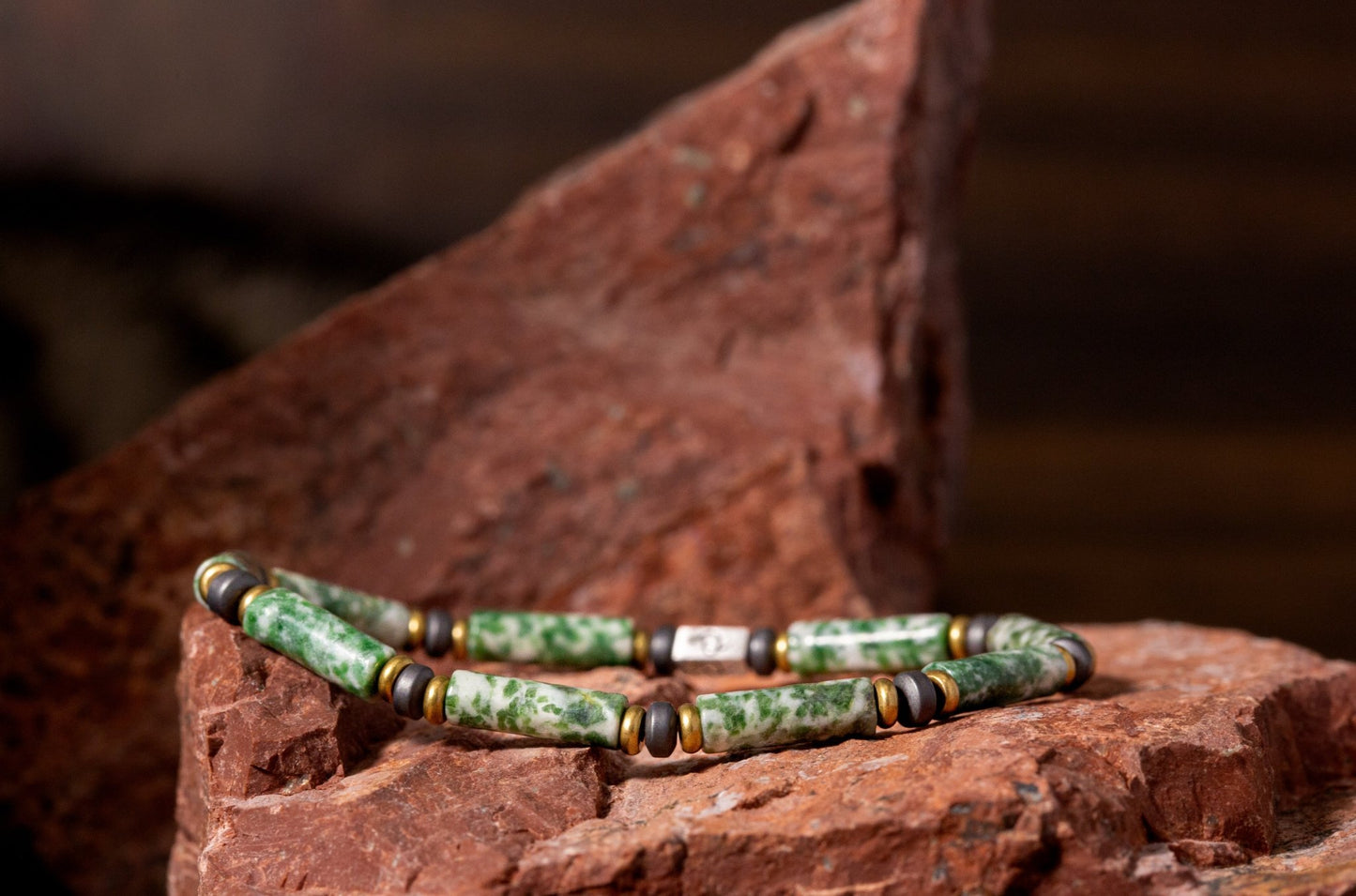 SovereignGents, Verdant Jasper Bracelet Ⅳ (4mm), Verdant Jasper