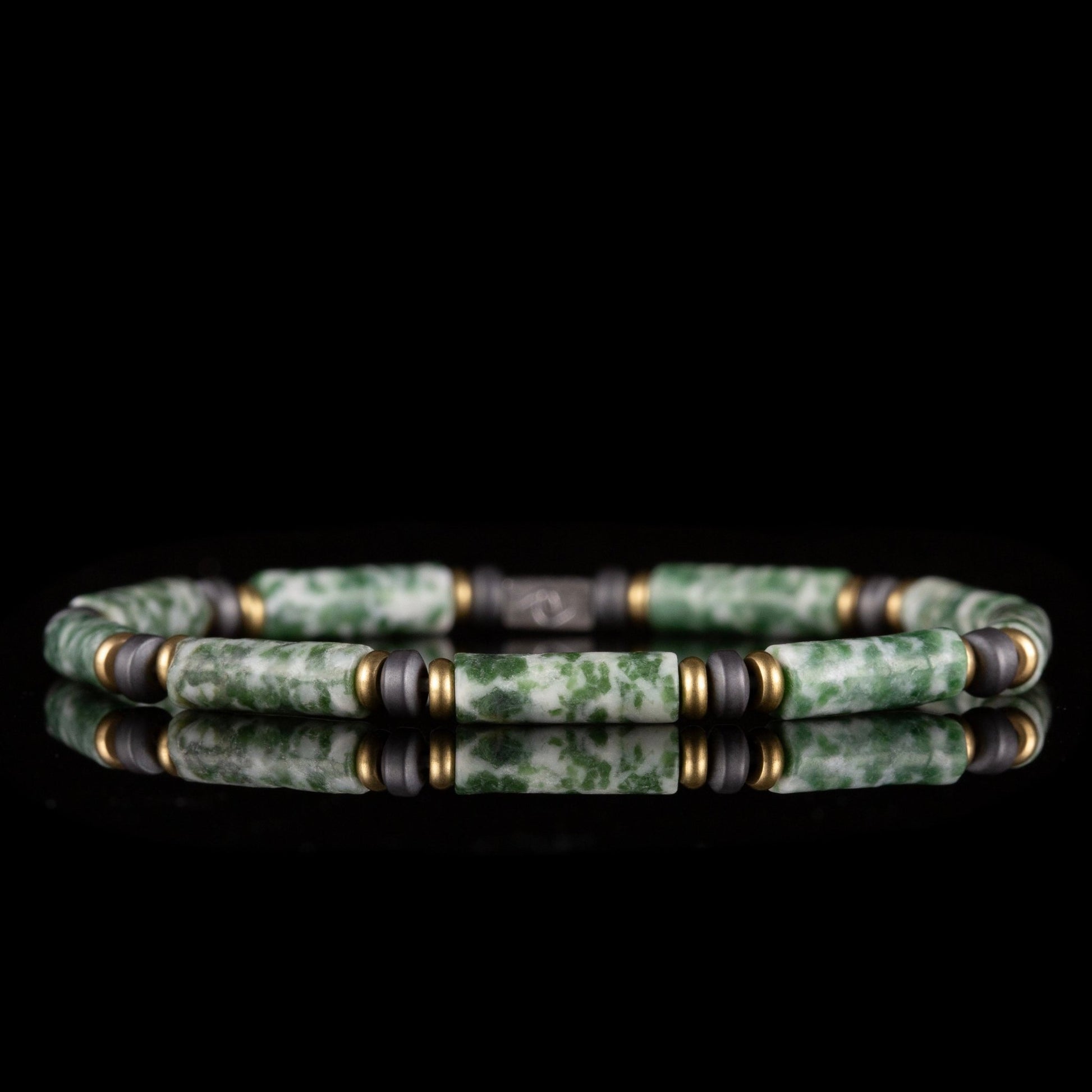 SovereignGents, Verdant Jasper Bracelet Ⅳ (4mm), Verdant Jasper