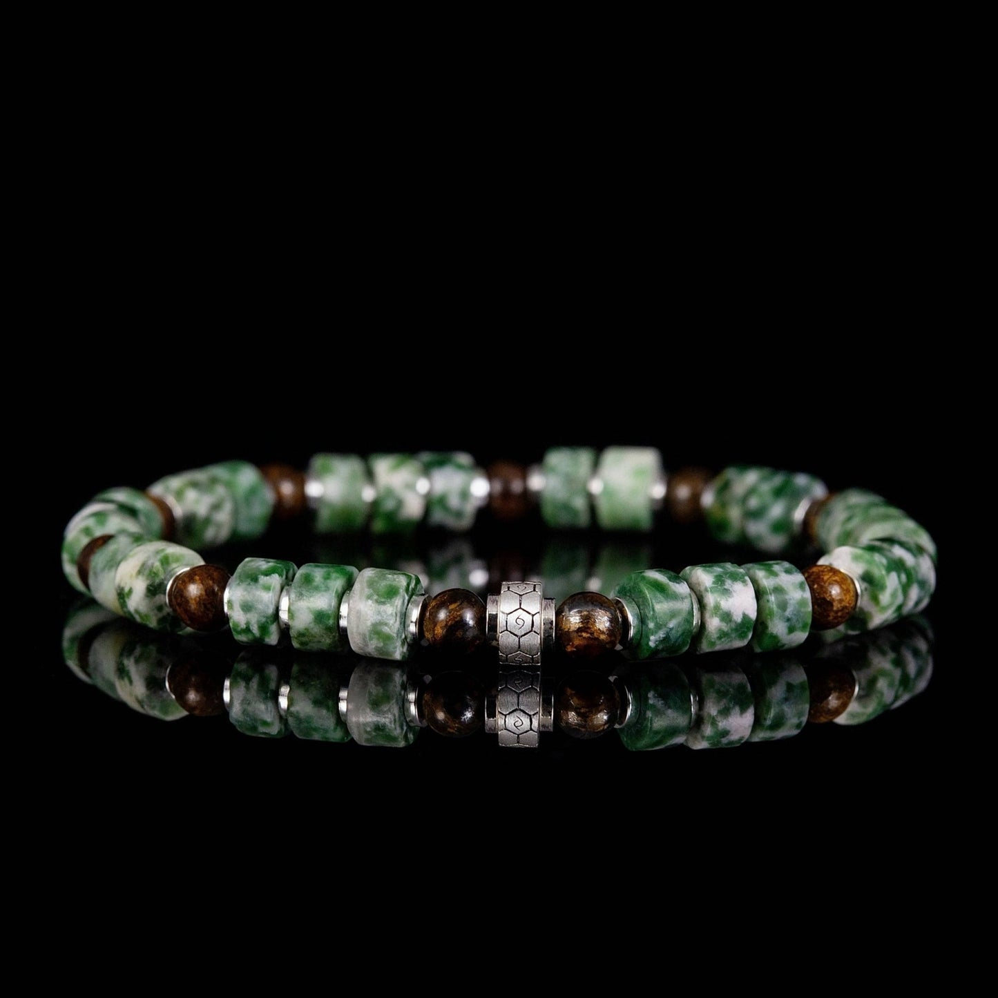 SovereignGents, Verdant Jasper Bracelet Ⅱ (6mm), Verdant Jasper