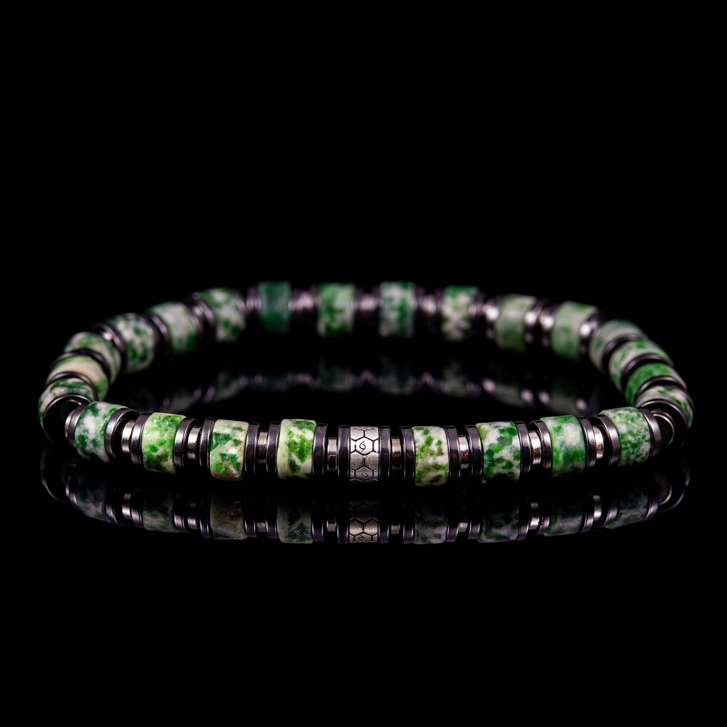 SovereignGents, Verdant Jasper Bracelet Ⅲ (6mm), Verdant Jasper