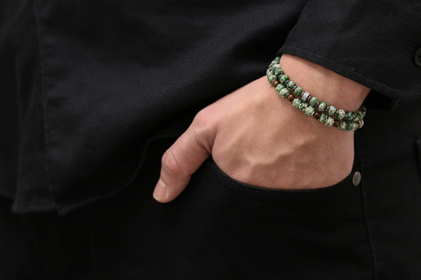 SovereignGents, Verdant Jasper Bracelet Ⅱ (6mm), Verdant Jasper