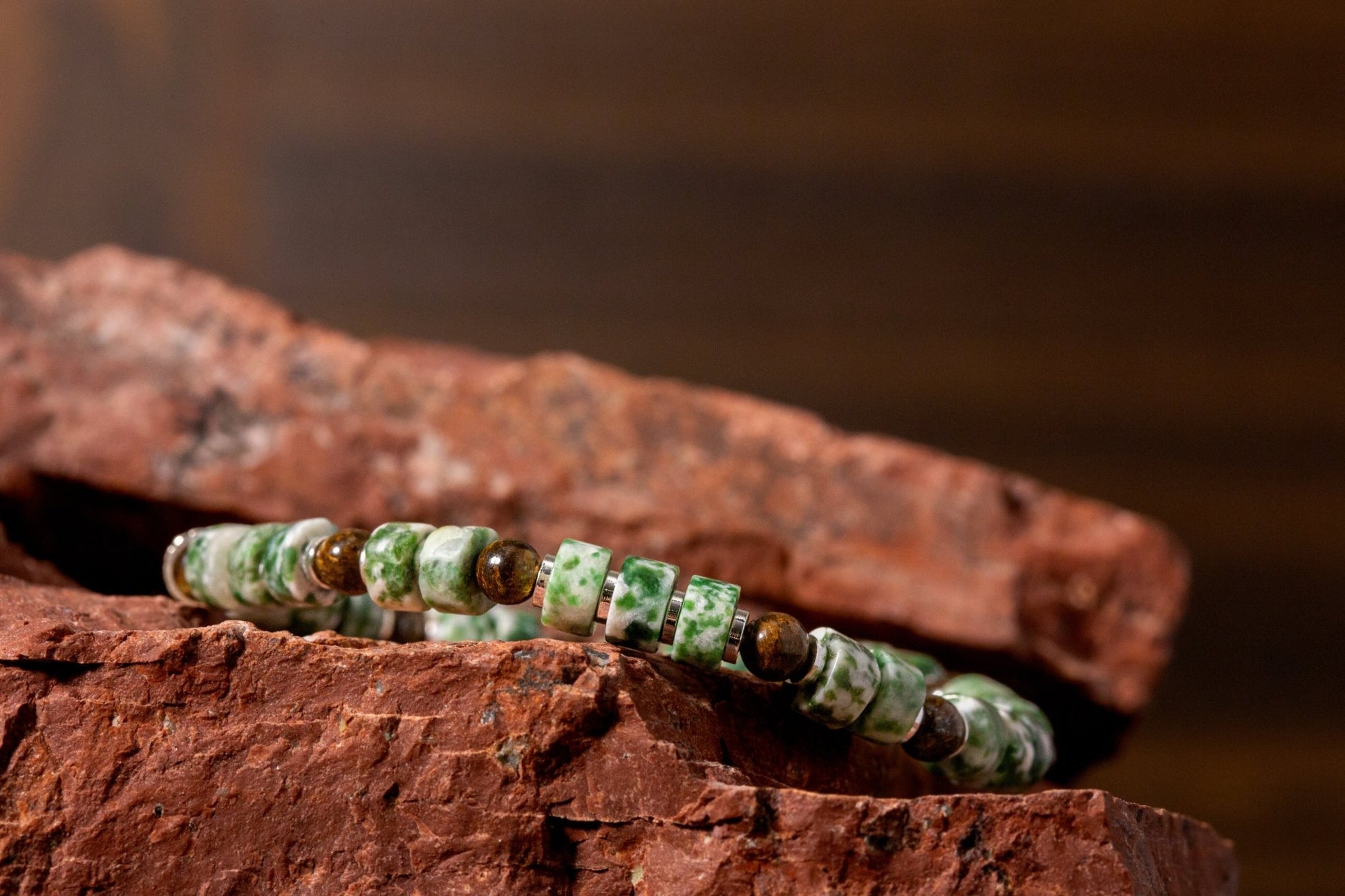 SovereignGents, Verdant Jasper Bracelet Ⅱ (6mm), Verdant Jasper