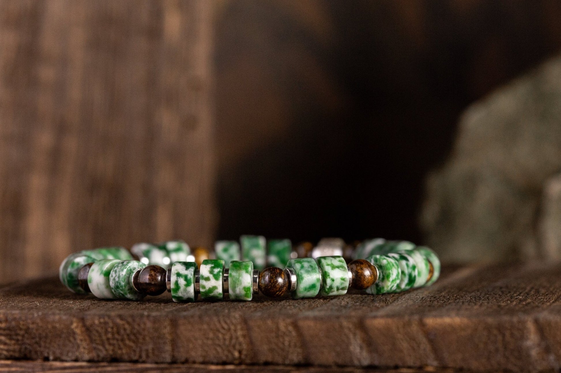 SovereignGents, Verdant Jasper Bracelet Ⅱ (6mm), Verdant Jasper