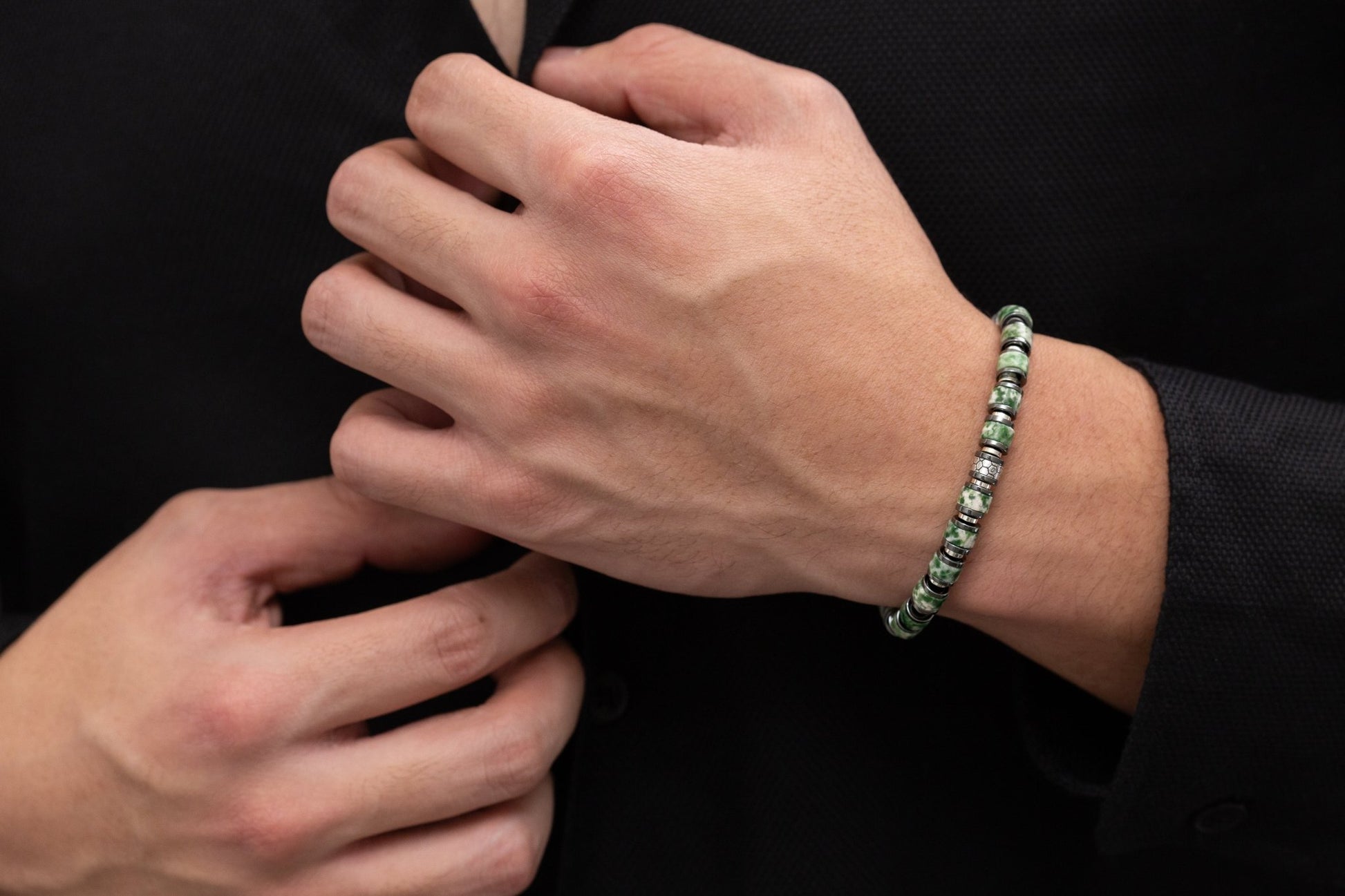 SovereignGents, Verdant Jasper Bracelet Ⅲ (6mm), Verdant Jasper