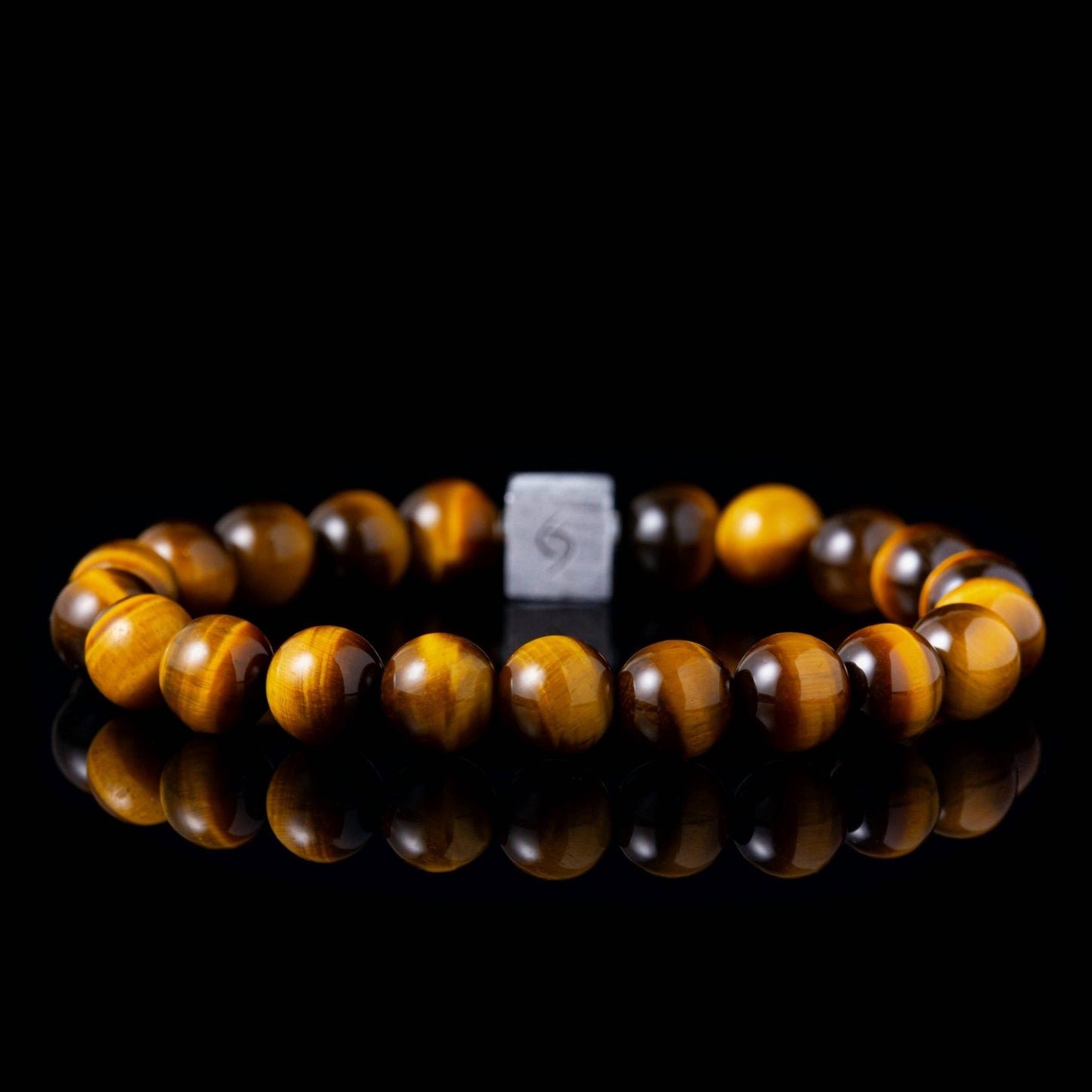 SovereignGents, Yellow Tiger Eye Bracelet Ⅳ (10mm), Tiger eye stone