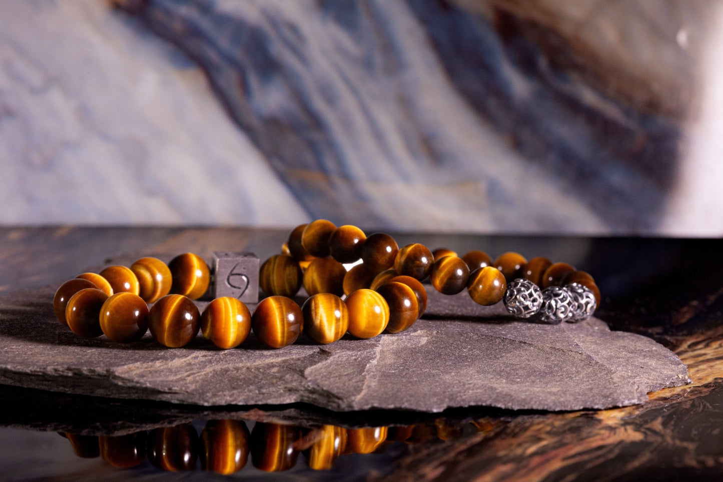 Yellow Tiger Eye Bracelet Ⅴ (8mm) - SovereignGents