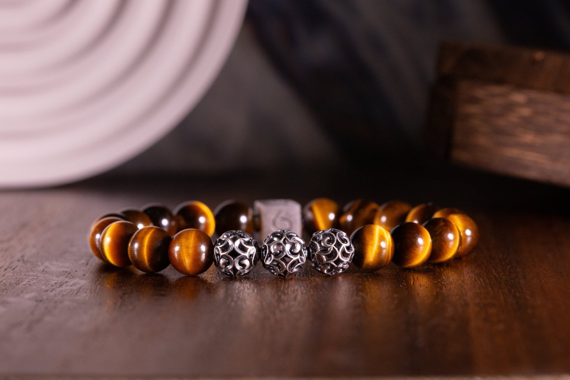 Yellow Tiger Eye Bracelet Ⅴ (8mm) - SovereignGents